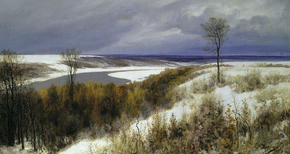 Первый снег, Василий Поленов