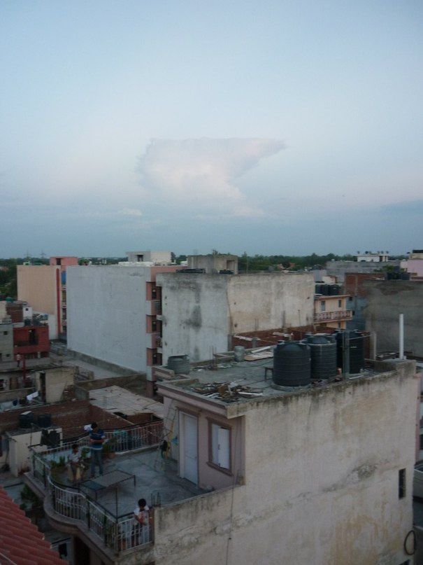 Индия. Дели. Султанпур. Крыша