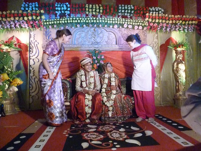 Индия. Аллахабад. Свадьба
