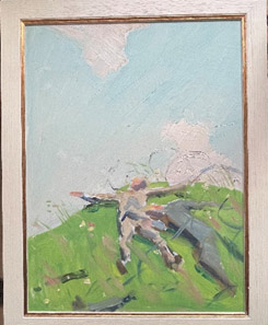 Борис Неменский. Эскиз картины «Безымянная высота». 1960-е