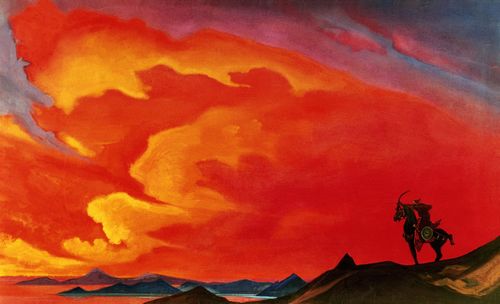 Два века Прароссианства: иллюстрации   Николай Рерих:  Европа, Восток | Гэсер-хан. 1941