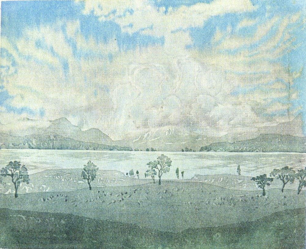    Максимилиан Волошин, акварели | Облако в лазури 1929