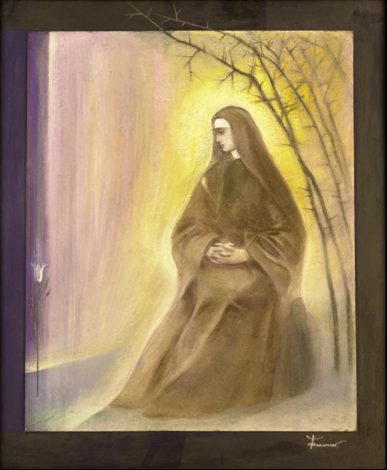    Борис Талесник, живопись | Монахиня