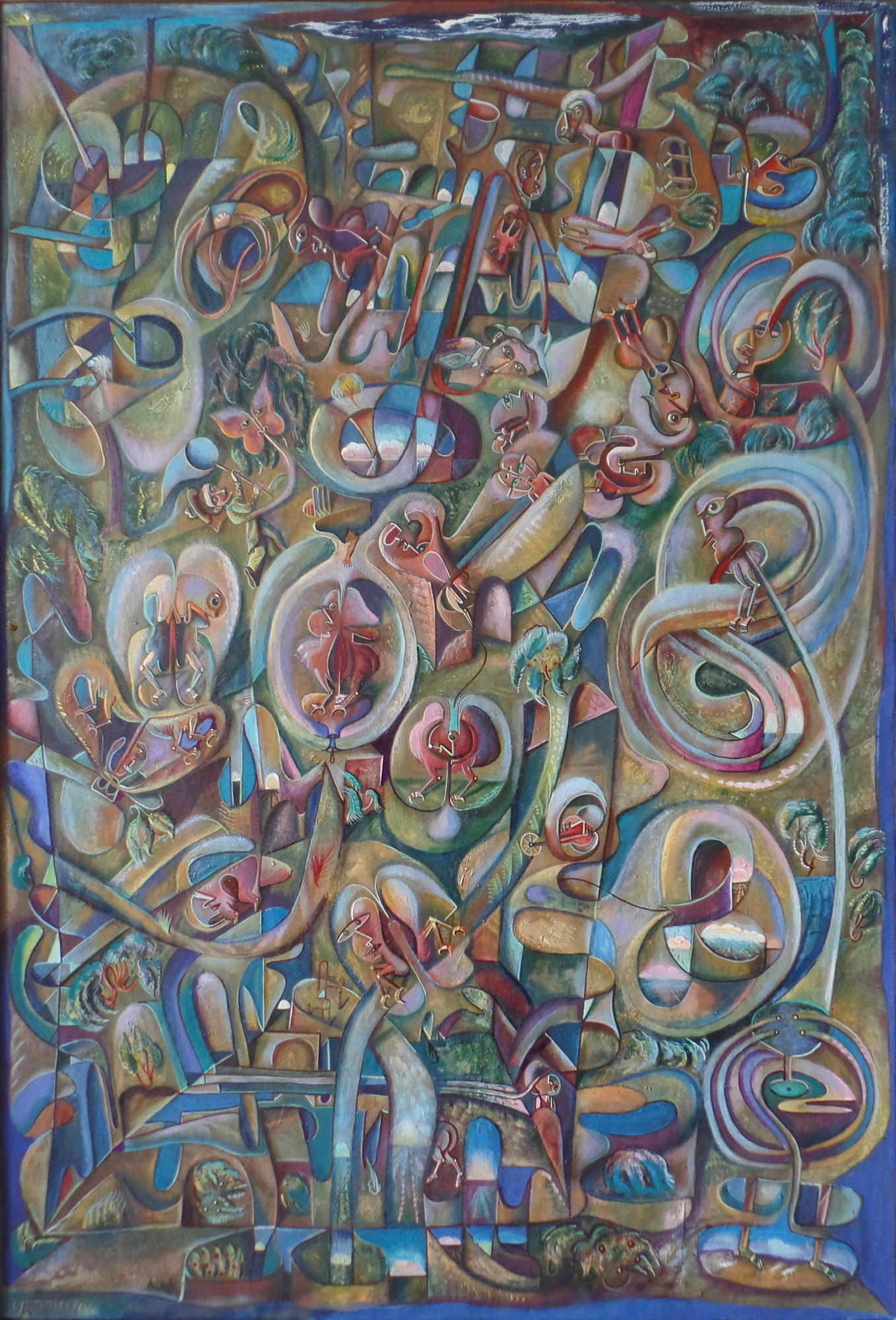 Постсимволизм Сергея Потапова   Живопись (1963-1975 г.) | Астральный пейзаж. 1971