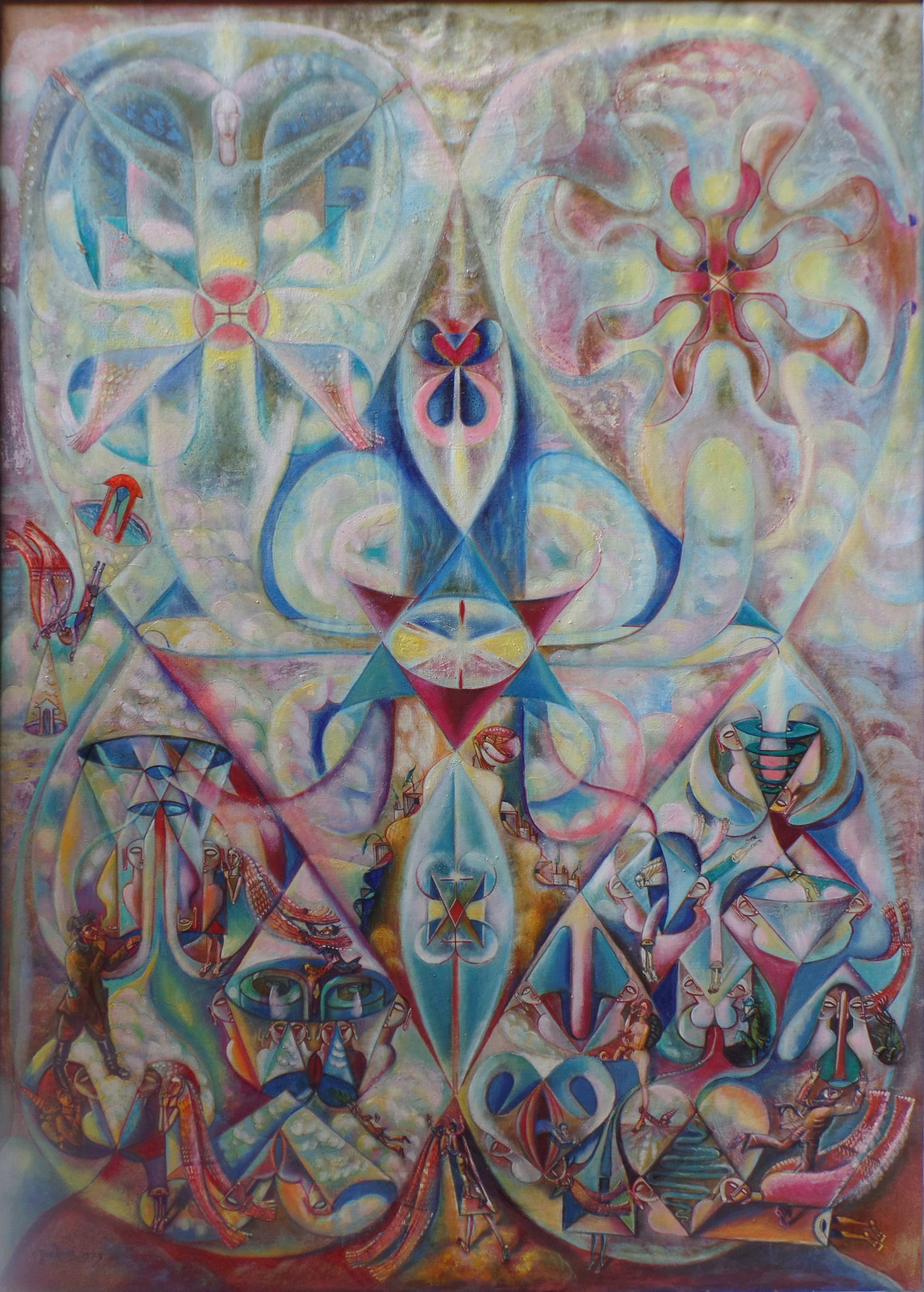 Постсимволизм Сергея Потапова   Живопись (1963-1975 г.) | Медитация. 1975