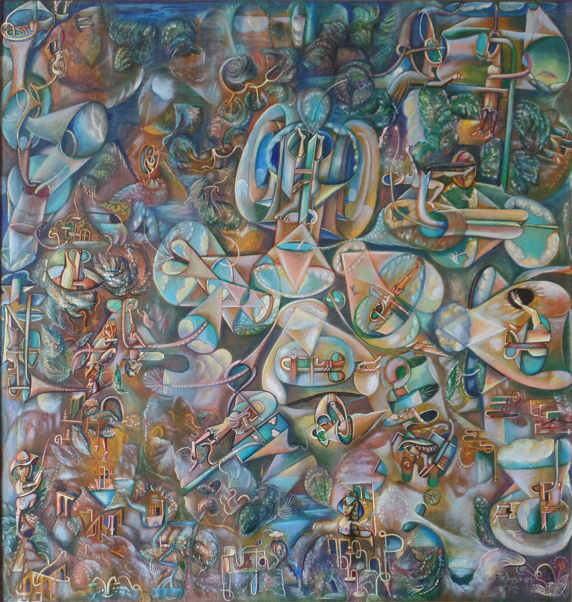 Постсимволизм Сергея Потапова   Живопись (1963-1975 г.) | Метафизический пейзаж. 1973