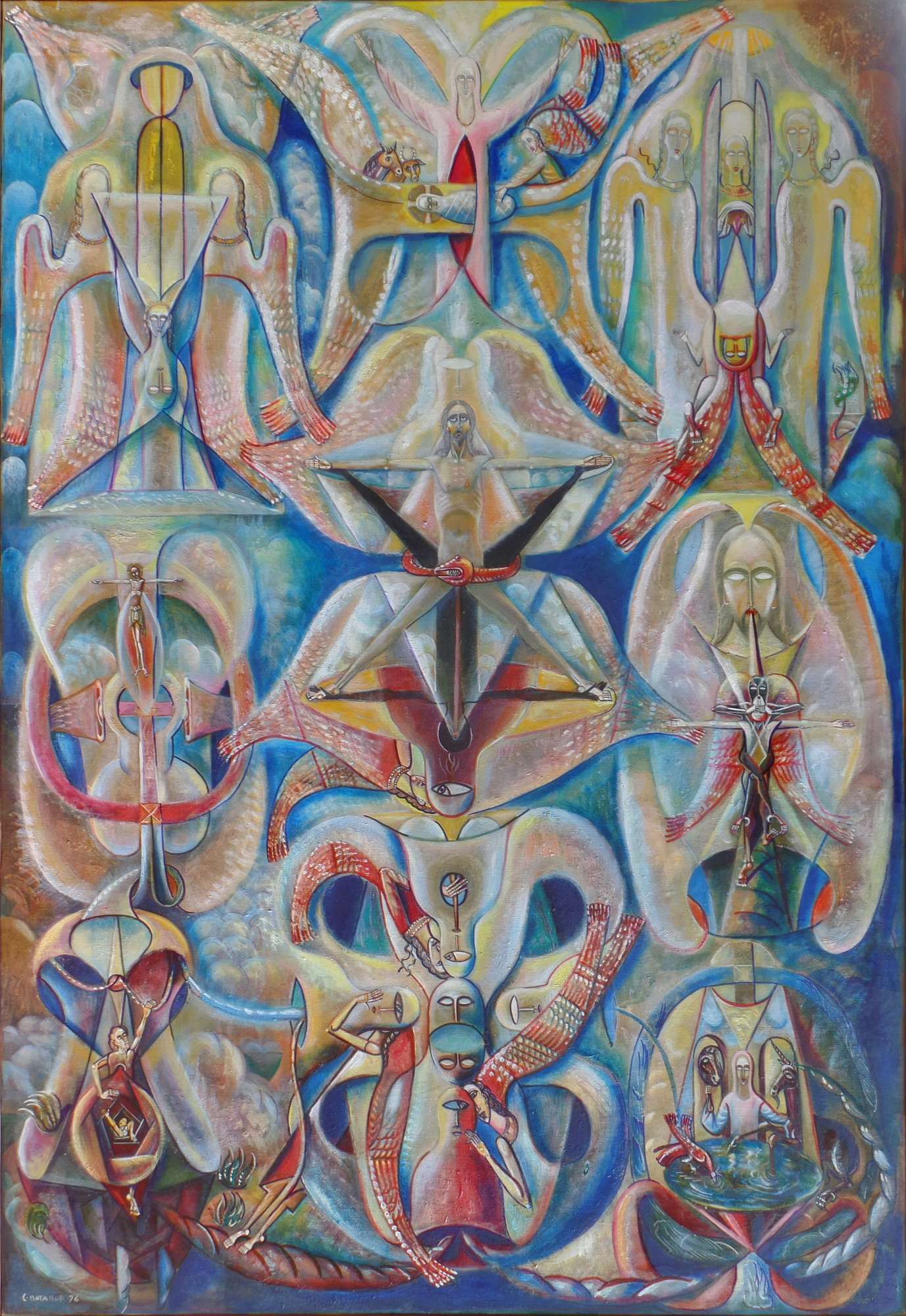 Постсимволизм Сергея Потапова   Живопись (1976-1980 г.) | Медитация. 1976