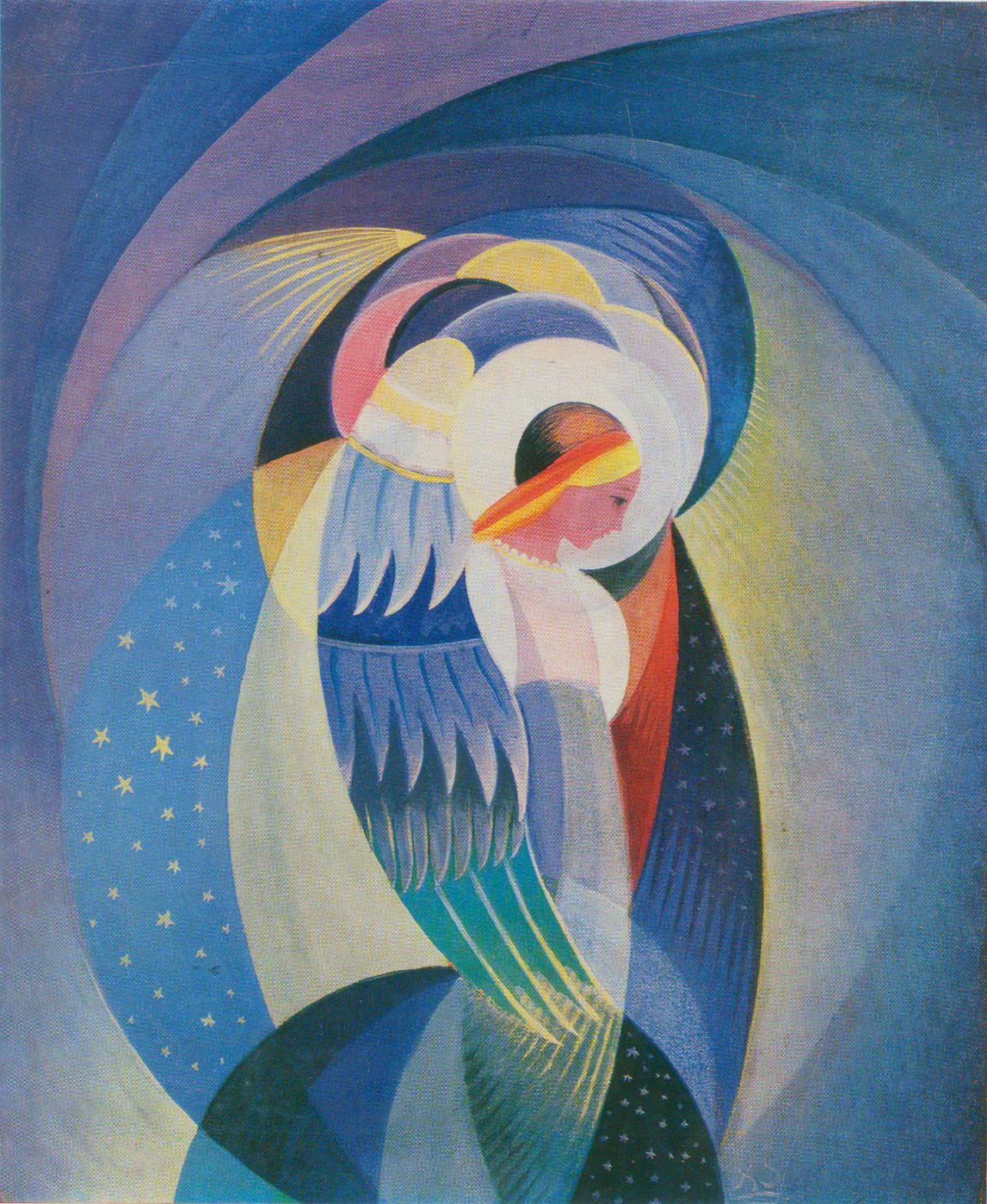    Казис Шимонис, живопись и книжная графика | Ангел. 1927