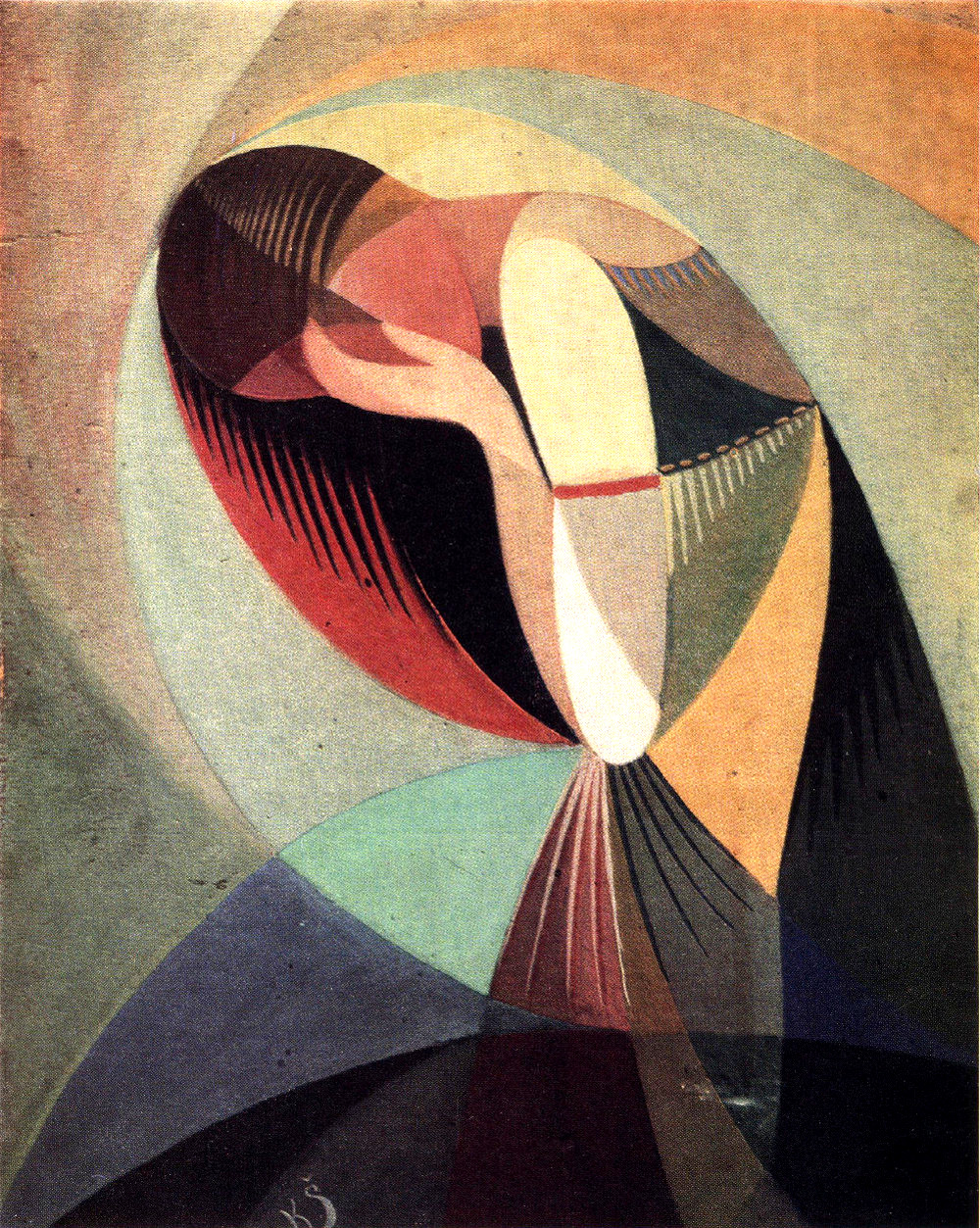   Казис Шимонис, живопись и книжная графика | Отчаяние. 1926