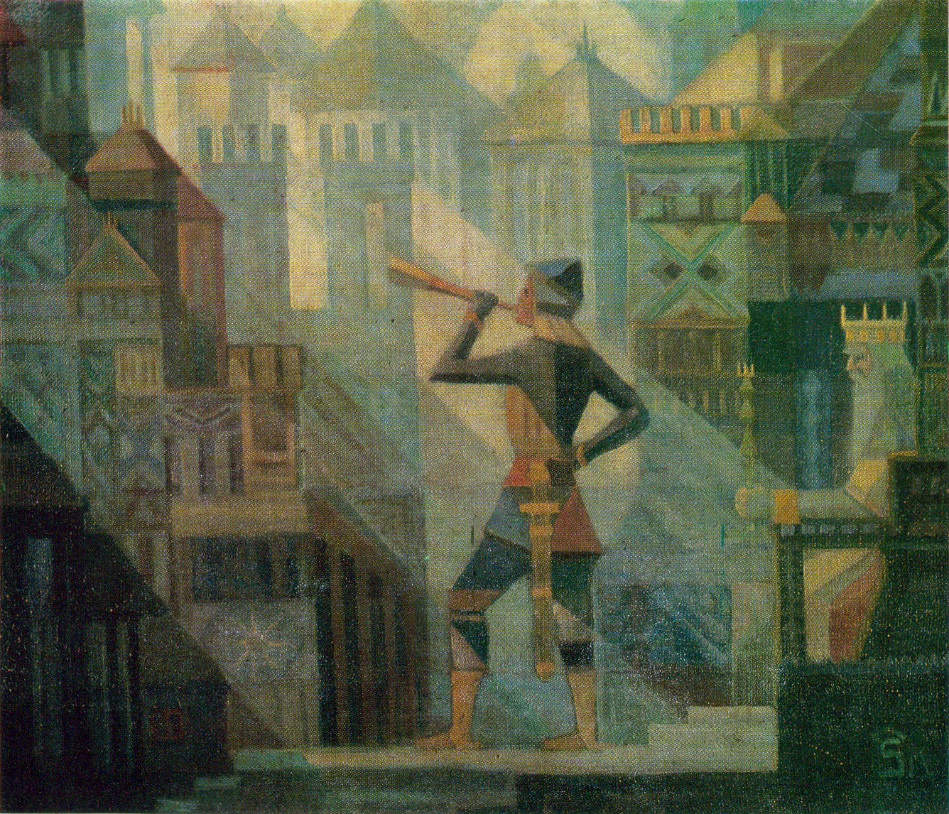    Казис Шимонис, живопись и книжная графика | Глашатай. 1920-30-е