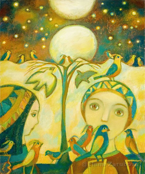    Мир сказки Елены Зарубовой | Две луны