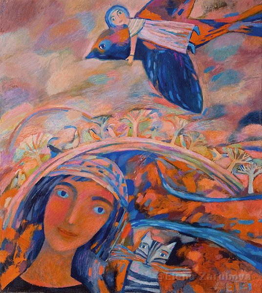    Мир сказки Елены Зарубовой | Полёт над радугой