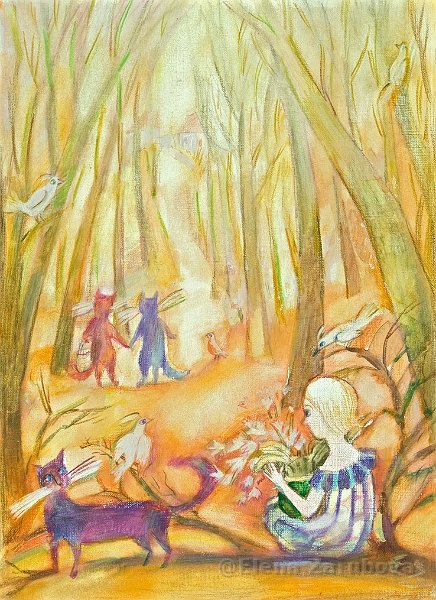    Мир сказки Елены Зарубовой | Осенняя аллея