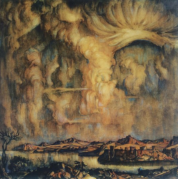 Два века Прароссианства: иллюстрации   Константин Богаевский | Облако. 1920-е