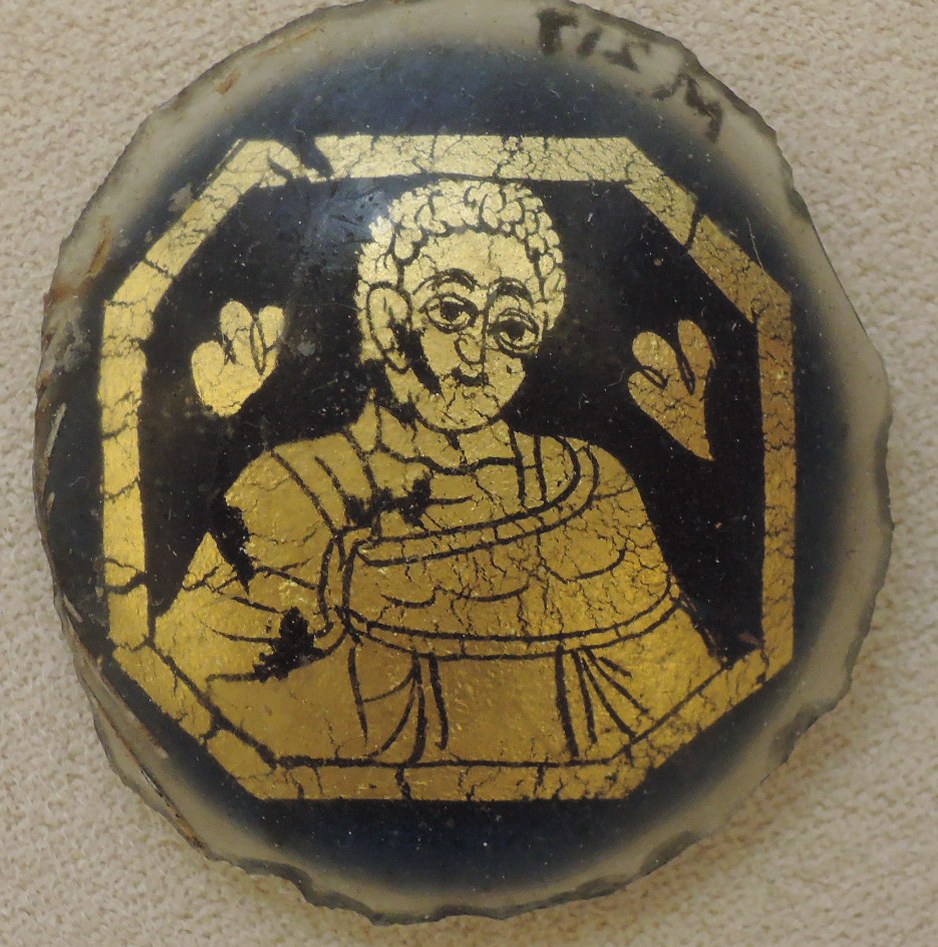 Белый единорог (иконология)   Христианские позолоченные стёкла | Портрет 4-го века