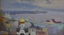 Над просторами Нижнего Новгорода