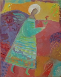 Ангел с цветочком. 2012