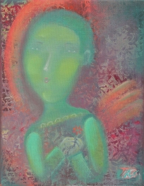 Ангел с цветочком. 2013