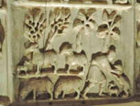 1а. Юный Давид пасёт овец и играет с собакой
