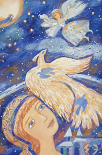 Сон с ангелом и птицей