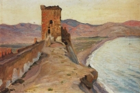 Консульская башня в Судаке. 1903