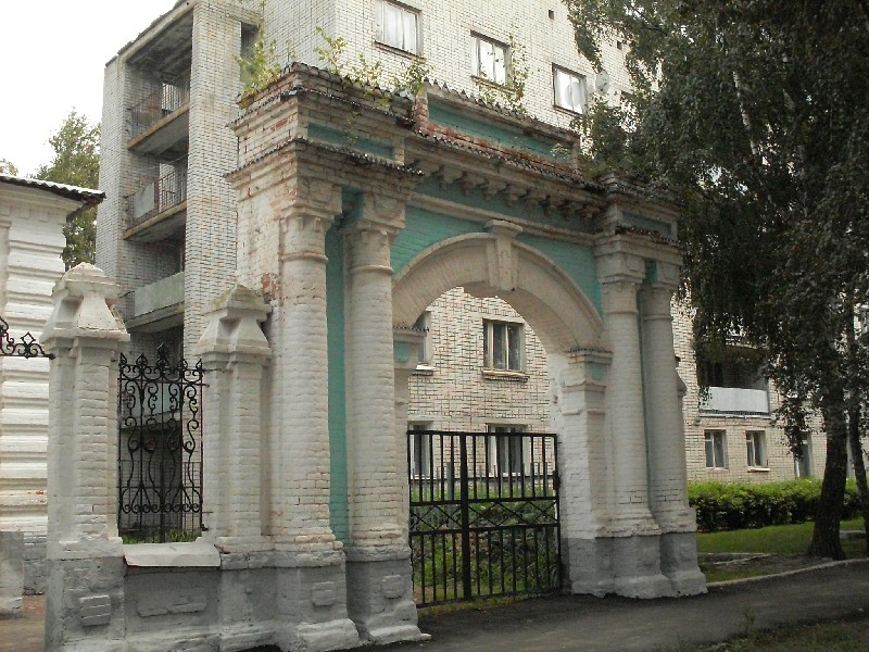 Ворота в школе искусств имени Вяльцевой